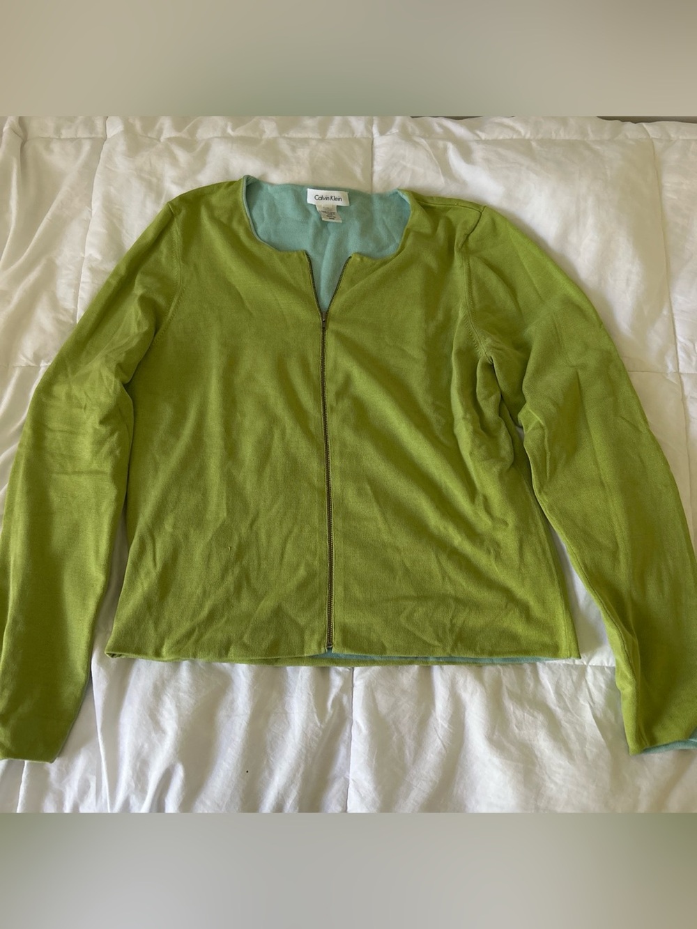 Calvin Klein Zip Up Cardigan